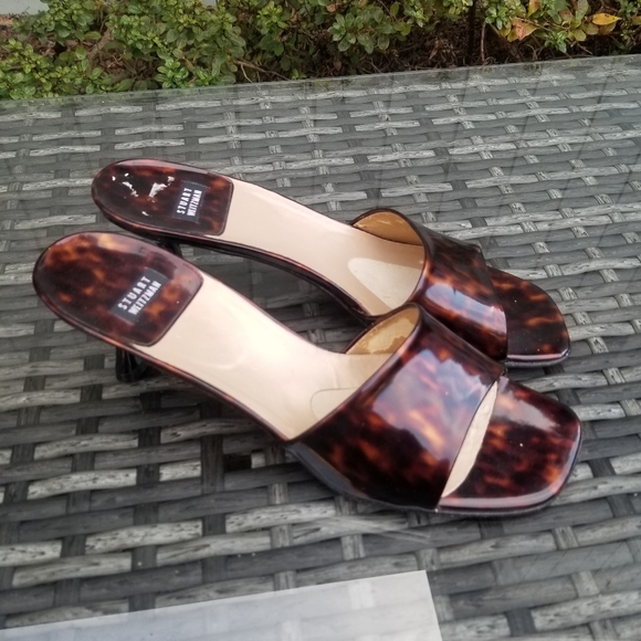 Stuart Weitzman Shoes - Stuart Weitzman Tortoise Shell Slides